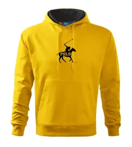 Polo kůň nápis - Mikina s kapucí hooded sweater