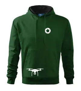 Q Dron - Mikina s kapucí hooded sweater