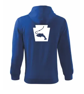 Rybaření - Akvarium - Mikina s kapucí na zip trendy zipper
