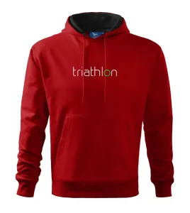 Triathlon nápis - Mikina s kapucí hooded sweater