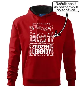 Zrození legendy - basketbalistu - Mikina s kapucí hooded sweater