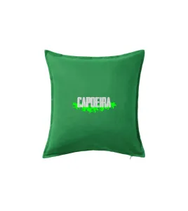 Capoeira nápis - zelený - Polštář 50x50