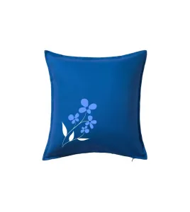 Modrá květina - Polštář 50x50