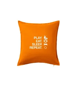 Play Eat Sleep Repeat hokej - Polštář 50x50