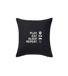 Play Eat Sleep Repeat volejbal - Polštář 50x50