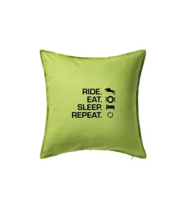 Ride Eat Sleep Repeat koně - Polštář 50x50