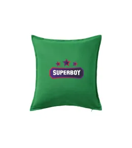 Superboy - nápis barevný - Polštář 50x50