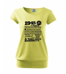 1945 v kostce - Volné triko city