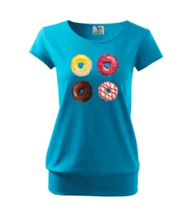 4 donuty - Volné triko city