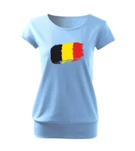 Belgie vlajka - Volné triko city