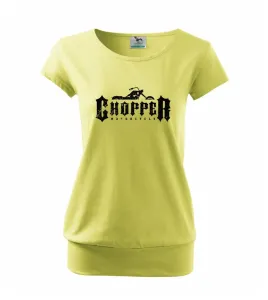 Chopper nápis - Volné triko city