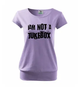 Iam not a jukebox - na prsou - Volné triko city