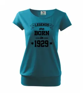 Legends are born in 1929 - Volné triko city