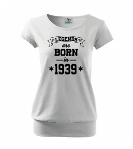 Legends are born in 1939 - Volné triko city