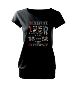 Narozeniny experience 1950 march - Volné triko city