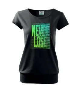 Never lose zelená - Volné triko city