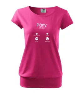 Party volá - Volné triko city
