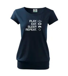 Play Eat Sleep Repeat fotbal - Volné triko city