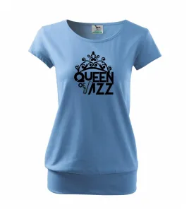 Queen of Jazz - Volné triko city