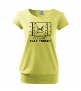 SW - Stay Target - Volné triko city
