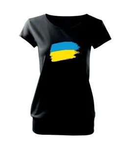 Ukrajina vlajka - Volné triko city