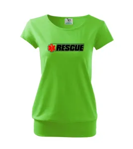 Záchranář rescue kříž - Volné triko city