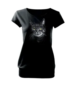 Zadumaná kočka - Volné triko city