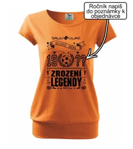 Zrození legendy - pro fotbalistu - Volné triko city