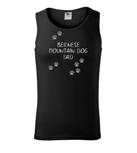 Bernese Mountain Dog dad  (Bernský salašnický pes) (Reflexní tlapky) - Tílko pánské Core