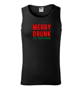 Merry Drunk I'm Christmas - Tílko pánské Core