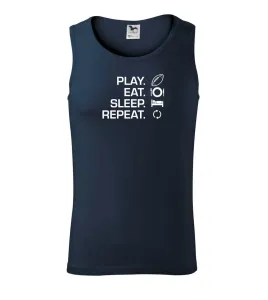 Play Eat Sleep Repeat americký fotbal - Tílko pánské Core