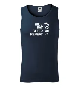 Ride Eat Sleep Repeat koně - Tílko pánské Core