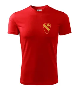 1st Cavalry Division prsa zlatá - Dětské triko Fantasy sportovní (dresovina)