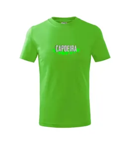 Capoeira nápis - zelený - Triko dětské basic