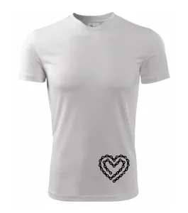Cyklo srdce řetěz - Dětské triko Fantasy sportovní (dresovina)