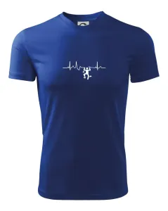 EKG lezecká stěna - Dětské triko Fantasy sportovní (dresovina)