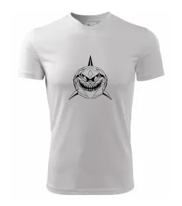 Geometrie - žralok tvář - Dětské triko Fantasy sportovní (dresovina)
