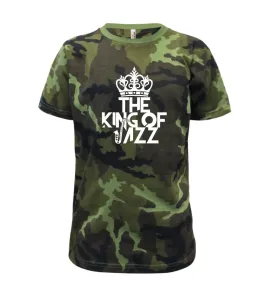 King of Jazz - Dětské maskáčové triko