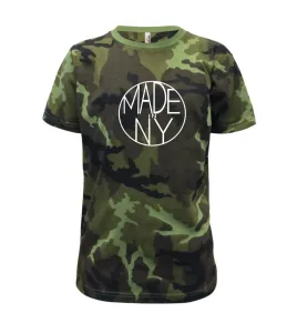 Made in NY - Dětské maskáčové triko