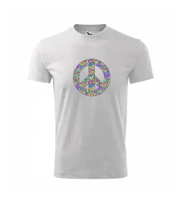 Peace symbol mandela - Triko dětské basic