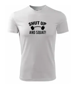 Shut up and squat - Dětské triko Fantasy sportovní