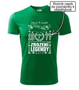 Zrození legendy - basketbalistu - Dětské triko Fantasy sportovní (dresovina)