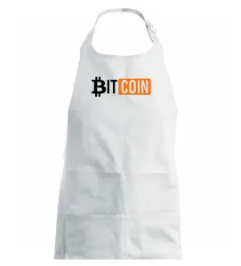 Bitcoin nápis - Zástěra na vaření