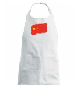 Čína vlajka - Zástěra na vaření