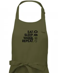 Eat sleep water polo repeat - Zástěra na vaření