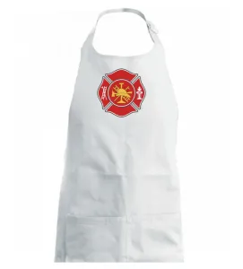 Fire department logo červené - Dětská zástěra na vaření