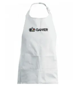 Gamer - ikona gamepad - Dětská zástěra na vaření