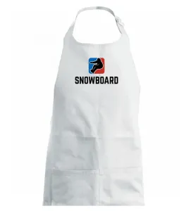 Snowboard logo - Zástěra na vaření