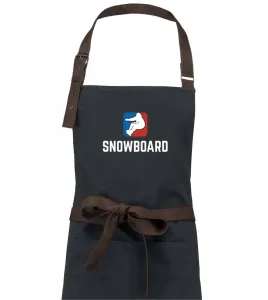 Snowboard logo - Zástěra Vintage