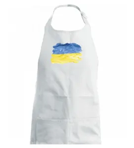 Ukrajina vlajka rozpitá - Dětská zástěra na vaření